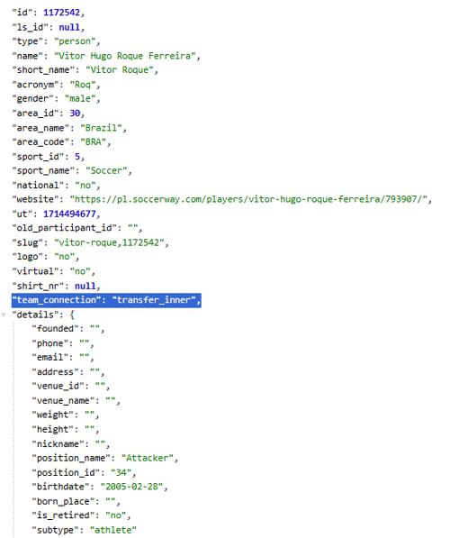 team_connection transfer_inner